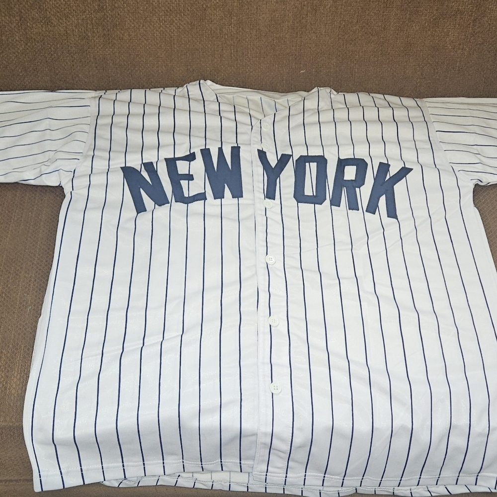 New York Yankees Pinstripe Baseball Custom Jersey Joe Torre Autograph JSA Certif